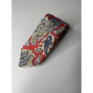 Robert Talbott Best Of Class Silk‎ Tie Red Paisley 61"